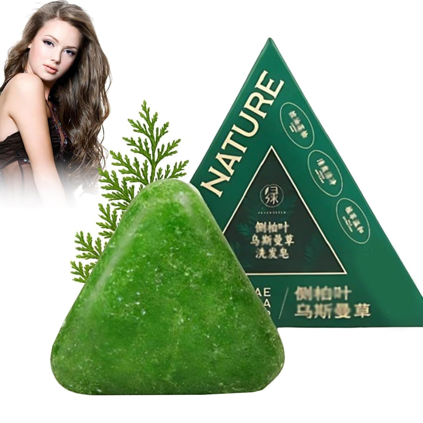 Nature Triangle Shampoo Bar hair growth