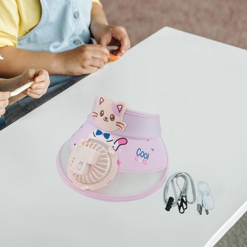 Chargable Hat Fan For Kids