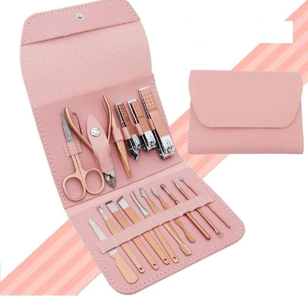 16pcs Manicure Pedicure Grooming Kit